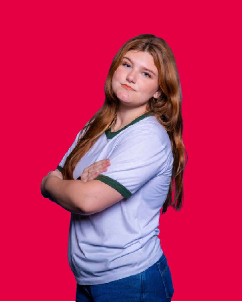 Foto de uma estudante do Ensino Médio